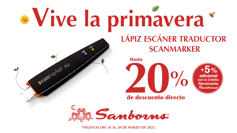 solosanborns's tweet photo. Traducir textos y realizar tus trabajos será más sencillo gracias al #Scanmarker 📝 ¡Ven por el tuyo! https://t.co/q2cnmknt3s
Comunícate con un asesor de WhatsApp si te interesa esta promoción. ➡️ https://t.co/AtVDNSDb3B https://t.co/bWGA3I4pc8