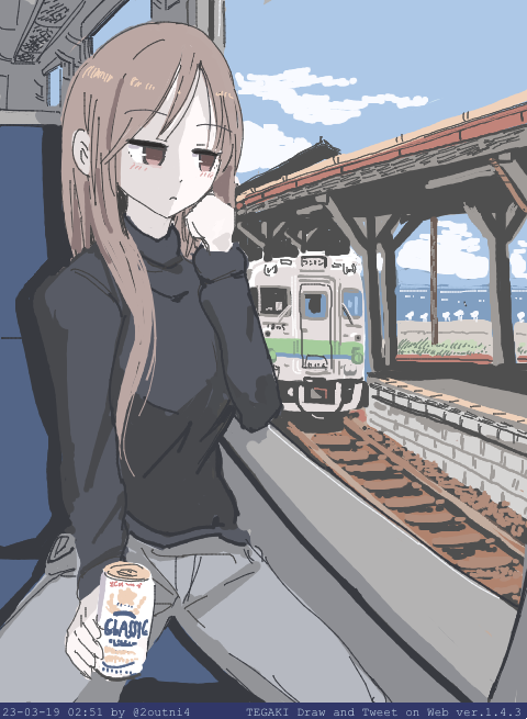 「brown hair train」 illustration images(Latest)