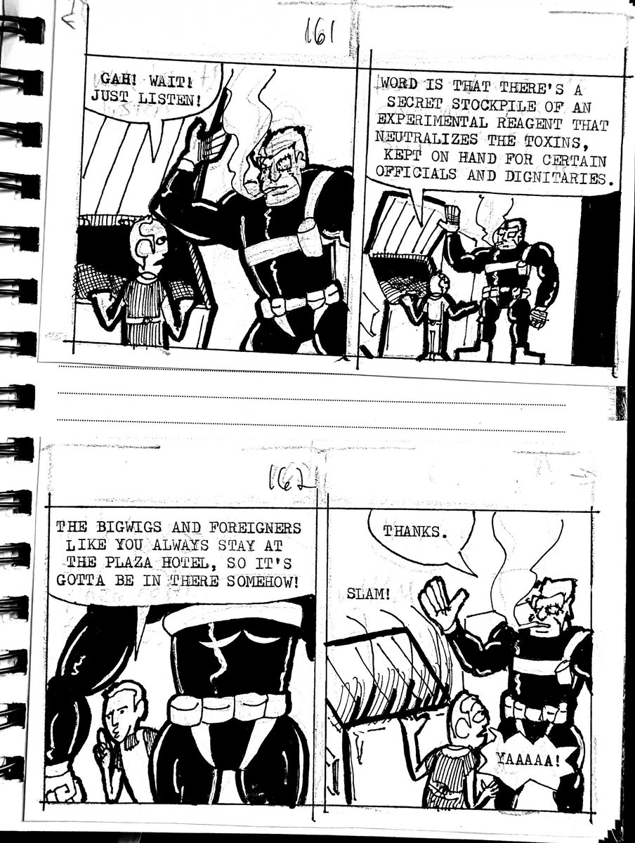 sweeneezy's tweet photo. Rubber Spyglass 161/162
#comic #comicart #comicartist #inking #ink #serialcomic #webcomic #webcomics #webcomicupdate #artcomics #indiecomics #indiecomicart #indiemanga #manga #zineart
#typewriter #typewriting #typewriterart https://t.co/60FXI8ibAD