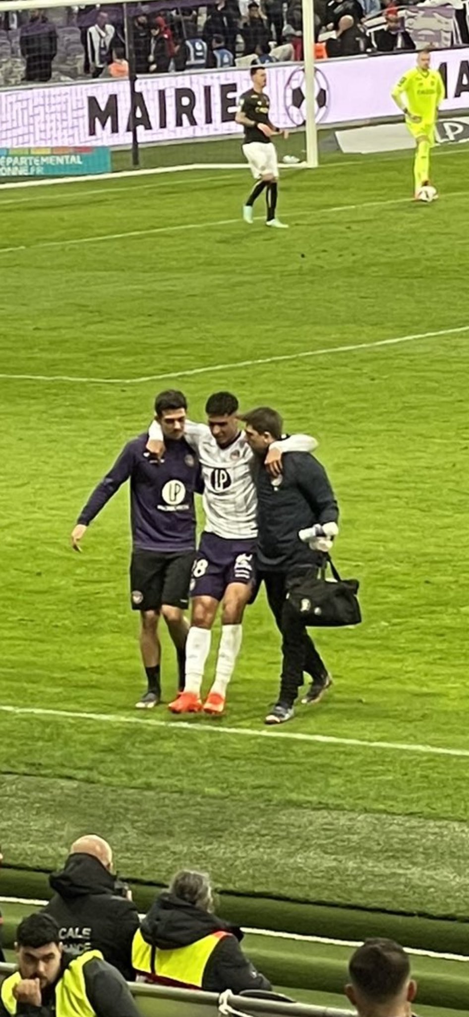 Farès Chaibi sort sur blessure face au LOSC - DZBallon L'actu du football  Algérien