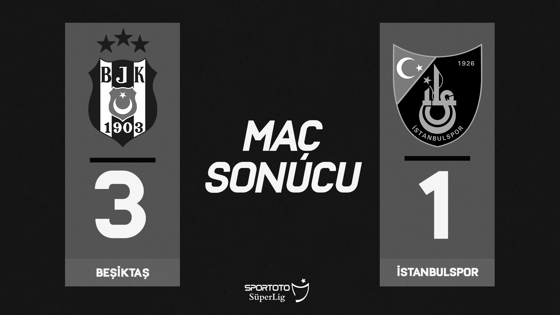 Beşiktaş (3-1) İstanbulspor