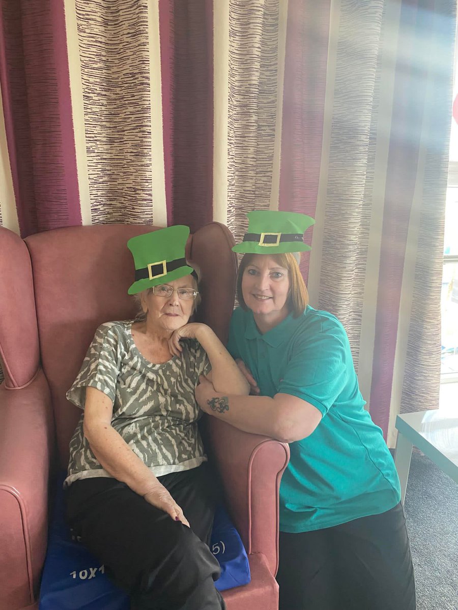 fellingatecare's tweet photo. Fellingate celebrated St Patrick’s Day 🍀

#StPatrickDay #stpaddysday #fellingate #residents #gateshead https://t.co/AZYfbc0iK5