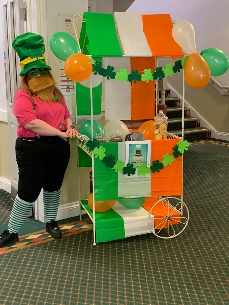 fellingatecare's tweet photo. Fellingate celebrated St Patrick’s Day 🍀

#StPatrickDay #stpaddysday #fellingate #residents #gateshead https://t.co/AZYfbc0iK5
