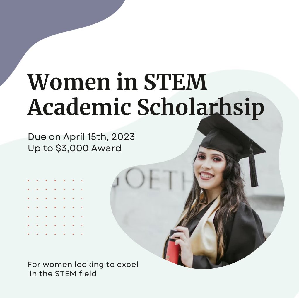 collegetocaree2's tweet photo. #scholarshipsaturday ! Apply with the link in our bio!
#stem #womeninstem #student #apply #scholarship https://t.co/YvikuZ2yhg