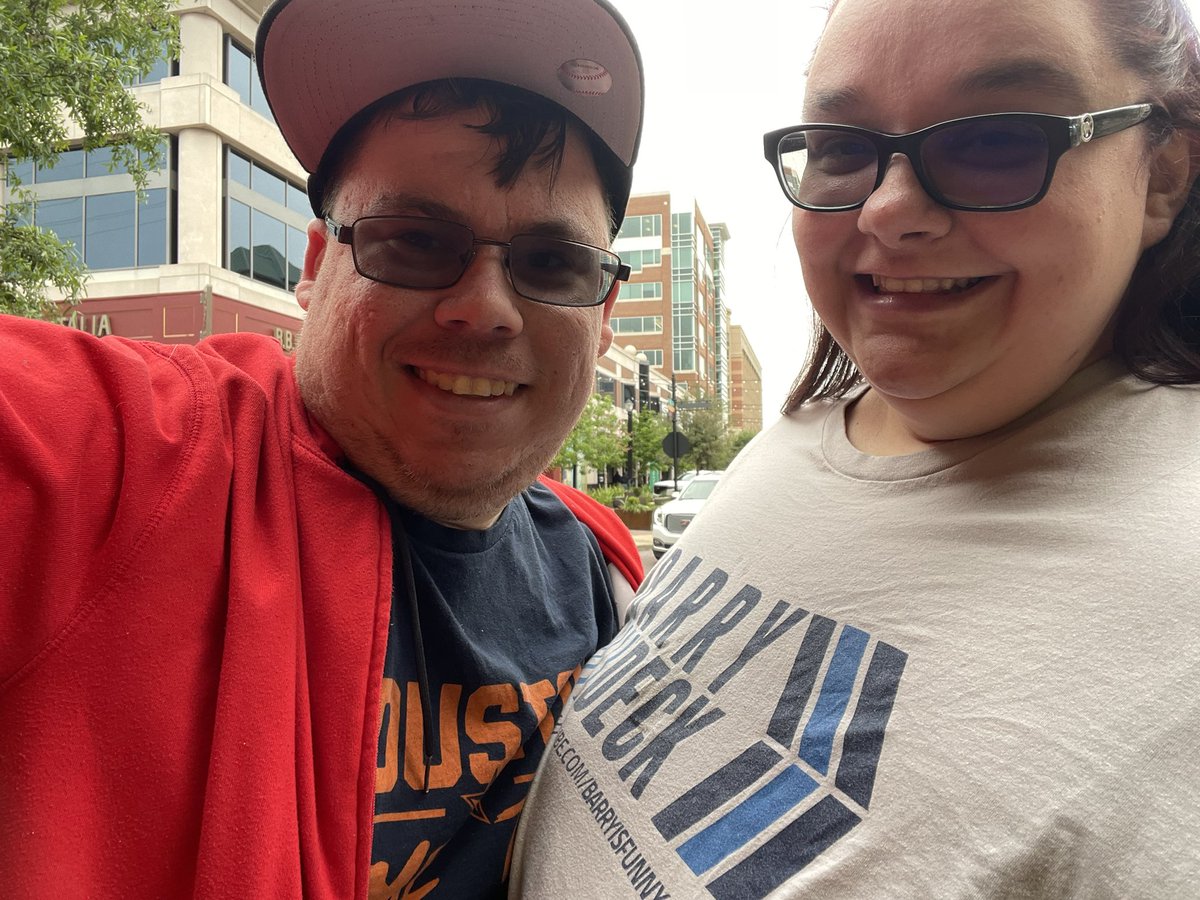 JustinAaronUH91's tweet photo. Just two #DeckHeads loving our married life. @BarryOnDeck @BarryIsFunny https://t.co/zjQYILVtEN