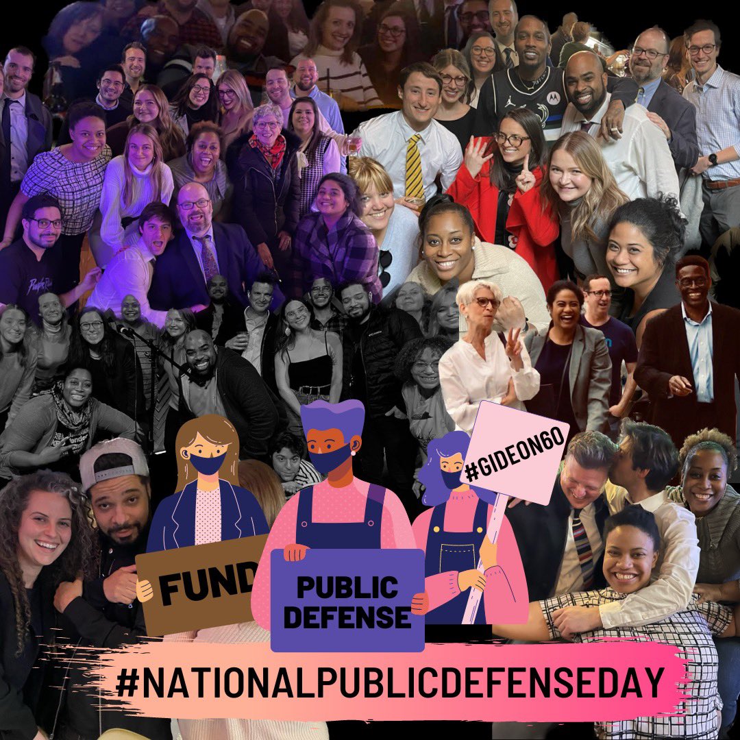 We don't always take high quality photos, but we always provide high quality representation. As we celebrate #GideonAt60 & #NationalPublicDefenseDay we honor our #MKEDefenders. We are so proud to fight against all of the systems injustices with this brilliant & dedicated crew!