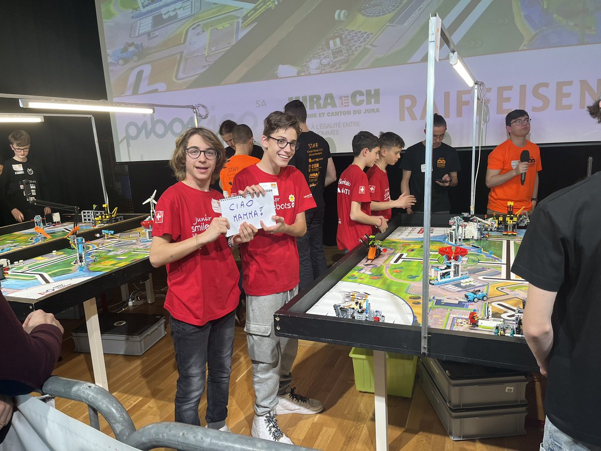 yanke46's tweet photo. I’m so proud of our @ated4kids #SmilebotsJunior team that won the robot game at @RobotsJU today. #mentorLife https://t.co/sE0fh489DP