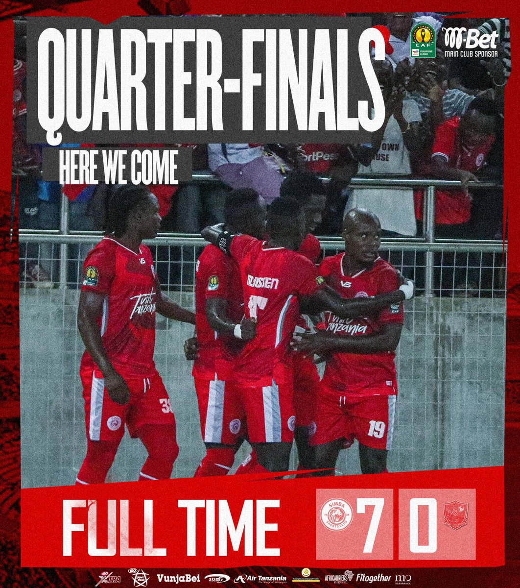 Simba's recent consecutive #CAFCL quarterfinal appearances means many are taking qualifications for granted, it's kind expected every year now. 

But it's tough to make it out of the groups. Zamalek out, Ahly not sure yet. Vita, Merrikh won't make it. Let's be proud #NguvuMoja