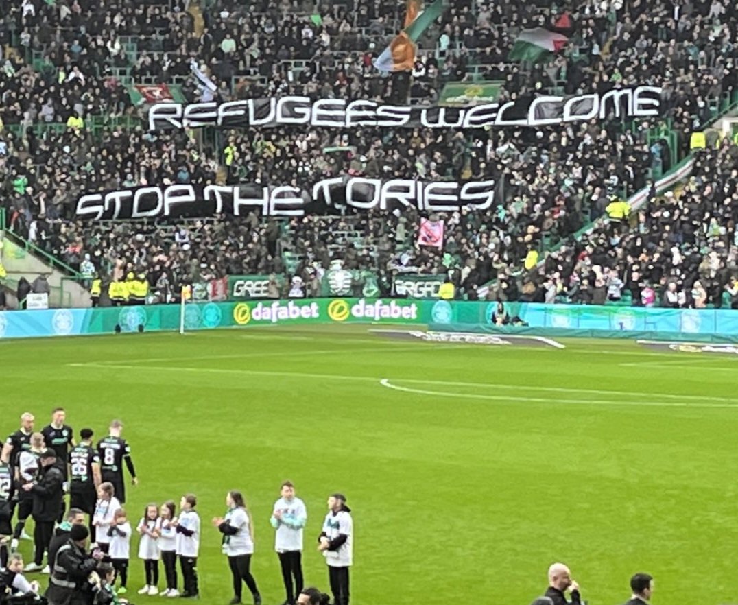 At Celtic Park today