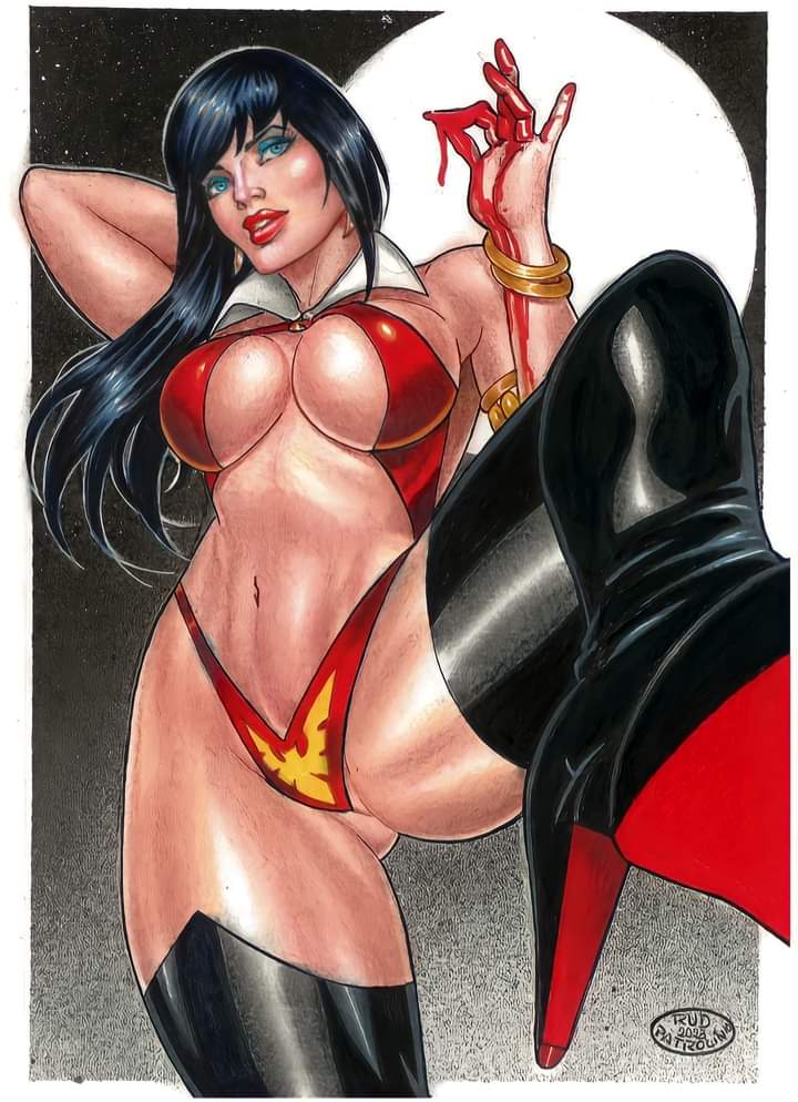 RUDYPATROCINIO's tweet photo. #vampirela
Sale on eBay now
https://t.co/GtdY4Z95Qh
#ladydeath #death #wenesday #commissionart #commission #commissionsopen #vampirella #savagerogue #draculina #velmadinkley #maryjane #wonderwoman #blackcat https://t.co/D73Gff5aHW