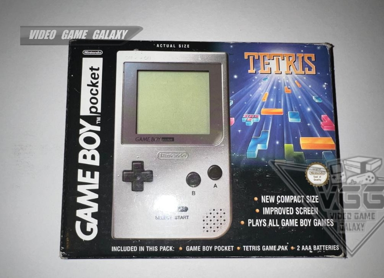 Gameboy Pocket Bundle Pack with Tetris available in UK

#Tetris #gameboy #nintendo #gb #dmg 
#consolepack #Nintendo #Videogames #retrogaming
#vintagegames #consoles #vintageconsoles 
#dmg #gameboypocket #gameboymerch #bundle #gbp