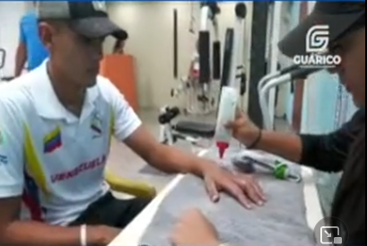 #Guárico || Gob.  <a href="/josemvasquez/">José Vásquez</a> informó la atención brindada e este deportista y a otros que son representación para el estado Guárico