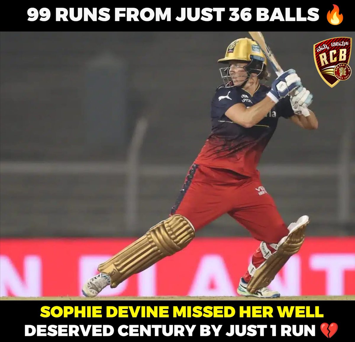 Well played Sophie Devine 👏 

#NammaTeamRCB #WomensIPL