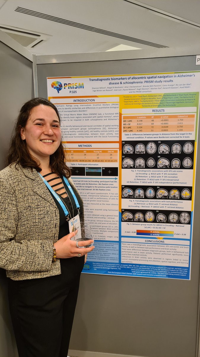 MartienKas's tweet image. Very nice transdiagnostic PRISM data presentation by Shannon Millard at the ECNP workshop in Nice! @IMI2PRISM2 @ECNPtweets