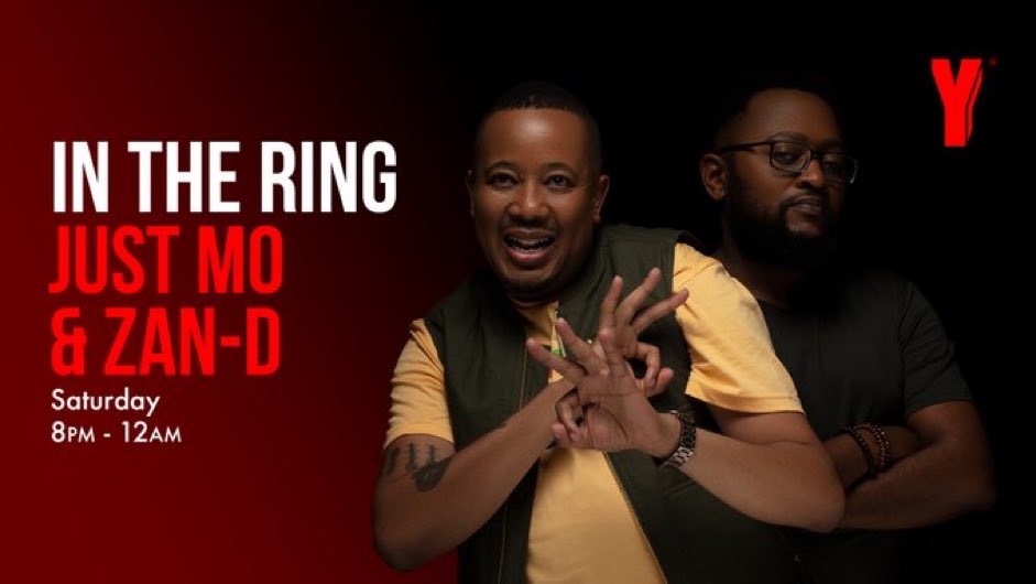 DjZanD's tweet photo. #inTheRing Set Times @Yfm
8pm: Sir Mjovisto
@SirMjovisto
Deep House
9pm: Bambino Vincent
@Bambino_Vincent
Yanos
10pm: Afrojocker
@Themjack365
Afro-house
11pm: Tricks
@Tricks_DJ
Afro-House https://t.co/sJ0giZDCO1