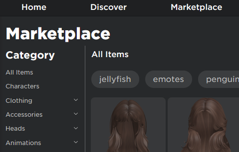 Spi11edSkitt1es's tweet image. the avatar shop/catalog has been renamed to 'marketplace' now?? #roblox #robloxupdates