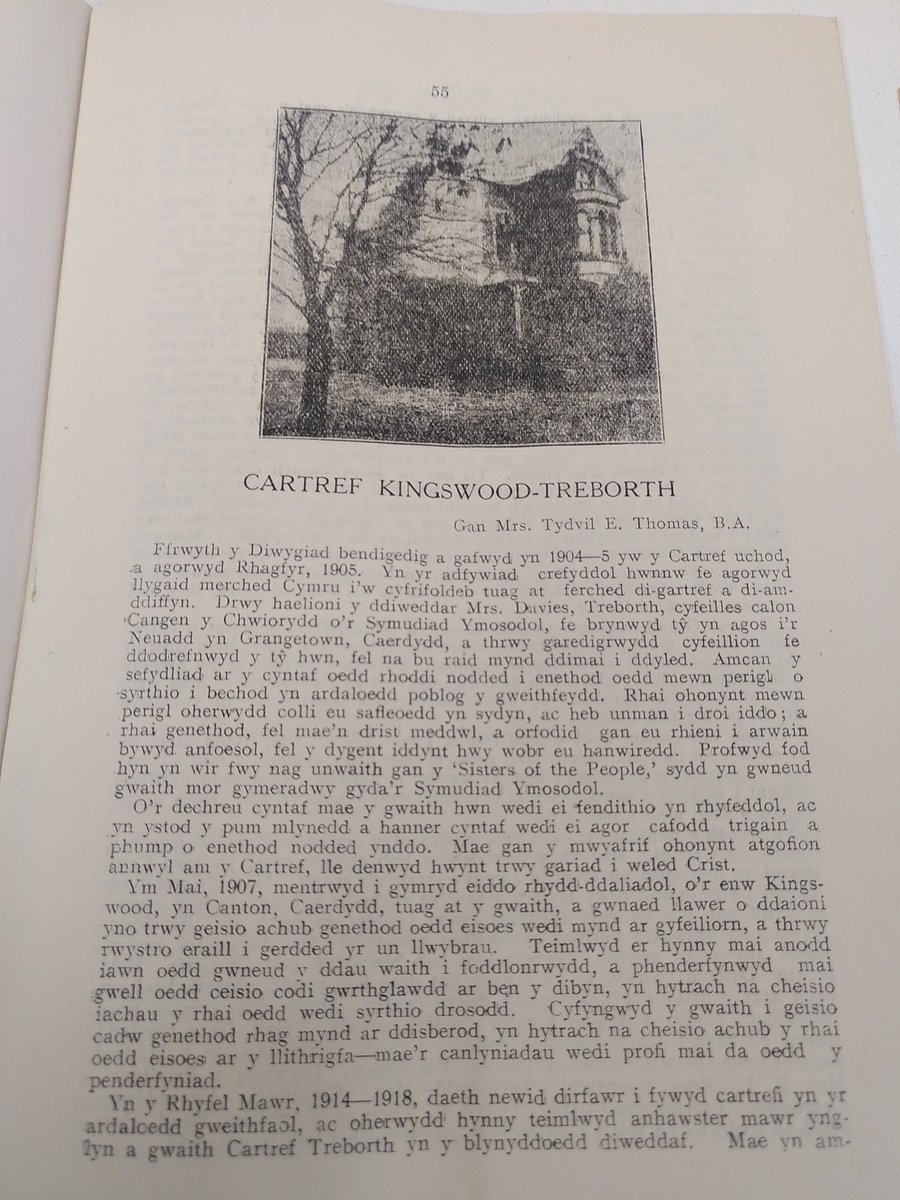 Cartref Kingswood-Treborth, Cowbridge Road East, Canton, Caerdydd, Y Gymraes, 1927