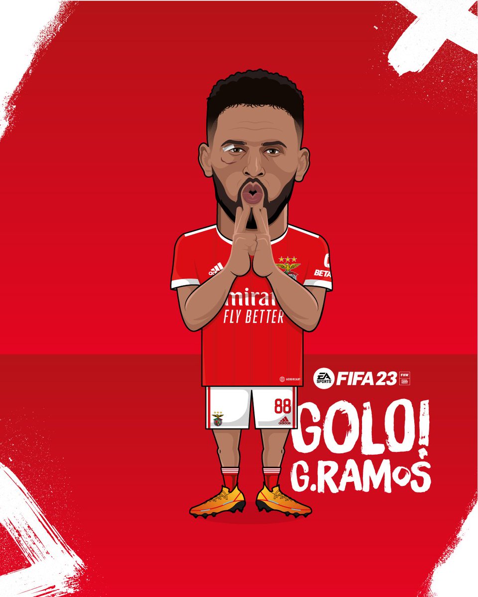 SLBenfica's tweet photo. ⚽ 13' GOOOOLOOOOOOOOO! GONÇALO RAMOOOOOS!!!! 

#SLBVSC | 1-0 | #EuAmoOBenfica #EASPORTSFIFA https://t.co/Puhkp11dIM