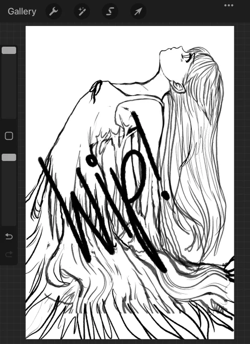 I just needed to be mindfucked by Song of Saya to try drawing again lmao 