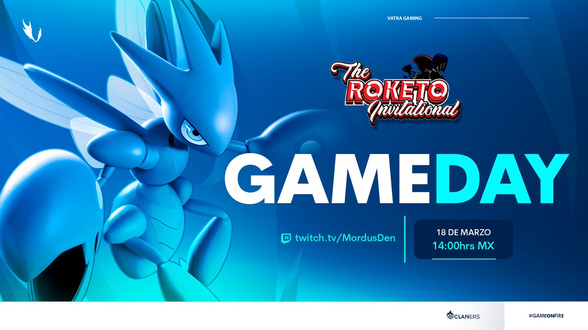 #POKEMONUNITE | GAME DAY ⚔️

Hoy, en punto de las 14:00 🇲🇽 nuestra escuadra estará participando en un torneo del <a href="/TeamRoketo/">Team Roketo</a> y ya tienen a sus pokémones listos para la batalla😈 

✨Pasen a verlos jugar en: twitch.tv/mordusden

#GAMEONFIRE🔥 #GOVATRA💙