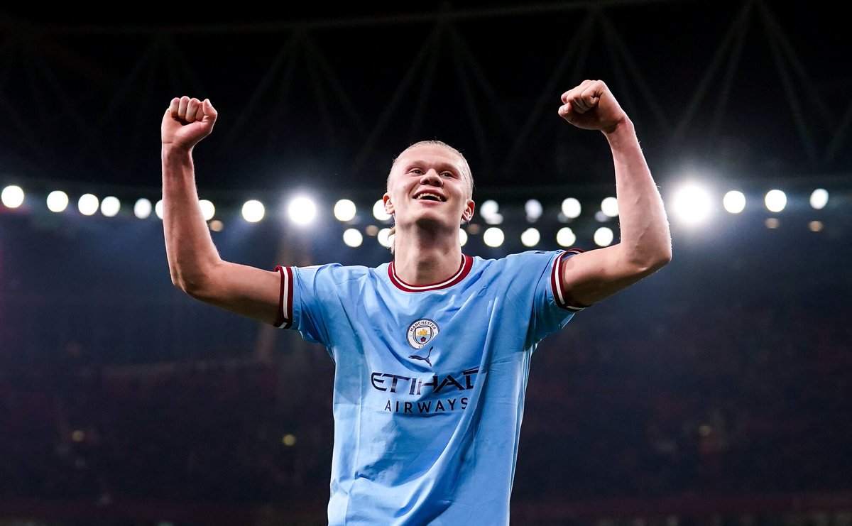 ActuFoot_'s tweet photo. ERLING HAALAND ENCORE BUTEUR !

Doublé en 3 minutes ! 🥵

Et de 41 pour lui cette saison ! https://t.co/fhxyiGvwxi