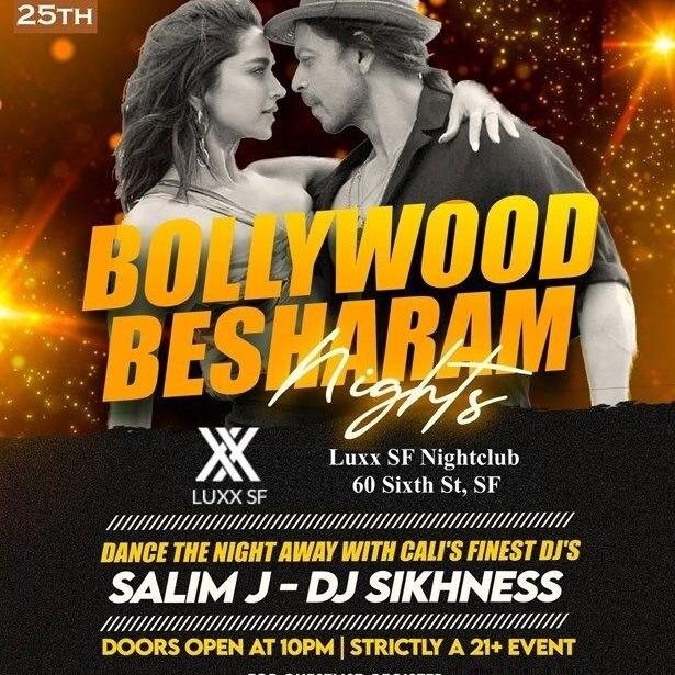 sfindian's tweet photo. Event details and tickets of Bollywood Besharam Nights by 3M Productions Indian Events - Indian (Desi) Events, find other Indian events 

https://t.co/C08p6EgZvf https://t.co/8ZmFZ9UXgT