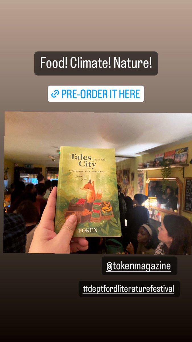 aeshields2's tweet photo. Happy publication day to ‘Tales from the City’! Big thanks to @sarajafari @tokenmagazine @STWevents for publishing my debut creative nonfic essay, I’m proud to be among 11 published &amp; emerging writers from London featured. Also, I did a public reading at the launch! So much fun. https://t.co/h8gnbdk8J5