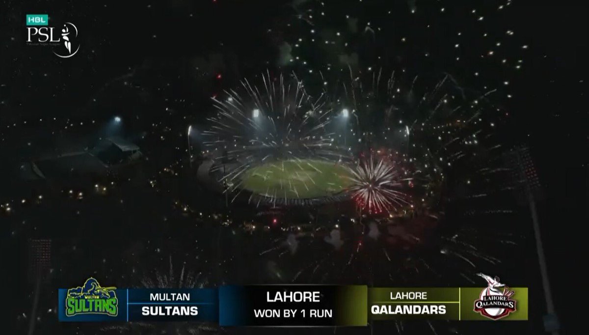 What a drama, what a electric match, what a final and last but not the least what a win for Lahore Qalandars ❤️❤️❤️❤️ #MSvsLQ #PSLFinal