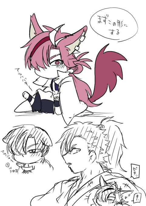 キャラの造形とか髪型とか難しい時は我はまずこうやって自分の得意分野にする 