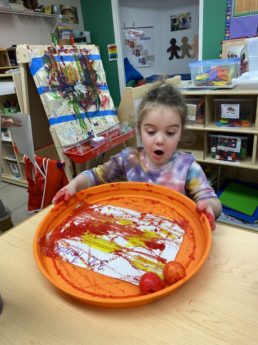 MTSDPreschool's tweet photo. Mrs. Nardone’s class exploring how to paint with a ball, practicing SEL belly breathing, and participating in Leprechaun Yoga! https://t.co/MNTE1uMqO3