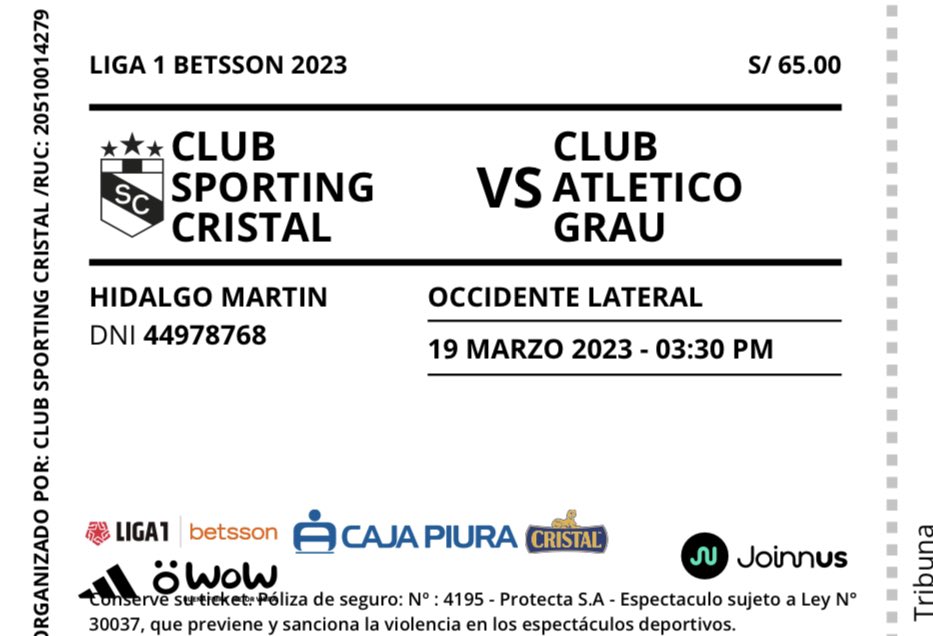 martinhidalgo's tweet photo. Mañana juega @ClubSCristal. No vale faltar. https://t.co/iXMEAyIghk