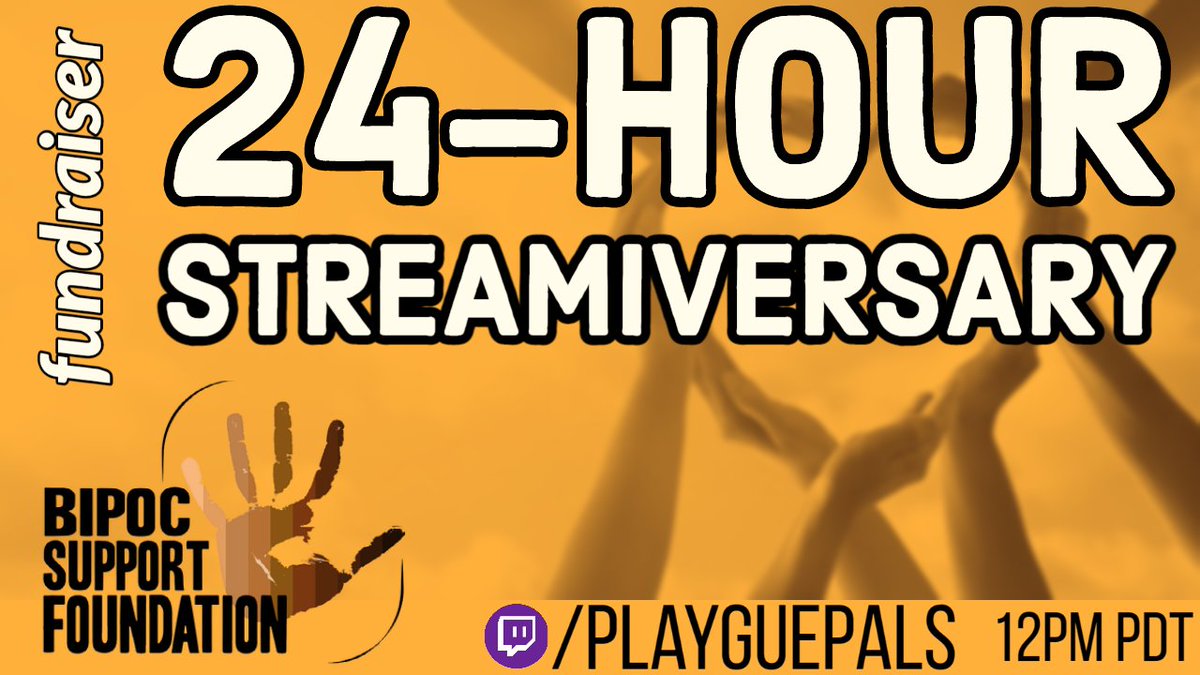 You all have 24 hours to join in the fun starting in LESS THAN 30 MINUTES!!! Can't wait to see you there!! 🥳 
<a href="/playguepals/">PlayguePals</a> twitch.tv/playguepals