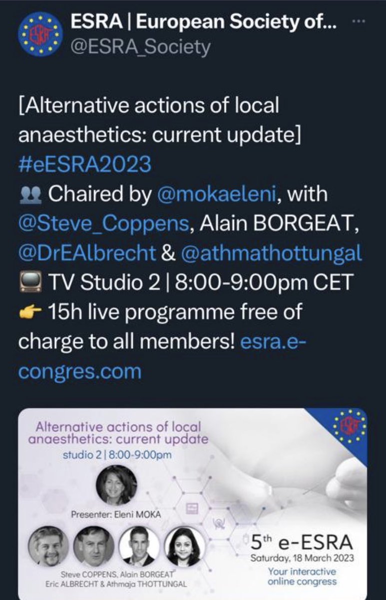 athmathottungal's tweet photo. Looking forward to this interesting session soon.#eESRA23 @ESRA_Society @mokaeleni @Steve_Coppens @DrEAlbrecht https://t.co/zd2sGu1zTz