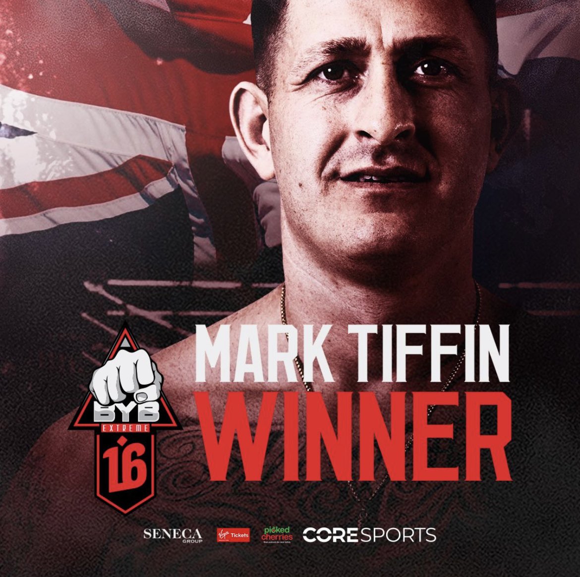 bkbbareknuckle's tweet photo. Mark Tiffin from 🇬🇧 winner by 1st round TKO #BYB16 #bareknuckle #DesertBrawl @bkb_official1 https://t.co/mbFfZ42T5A