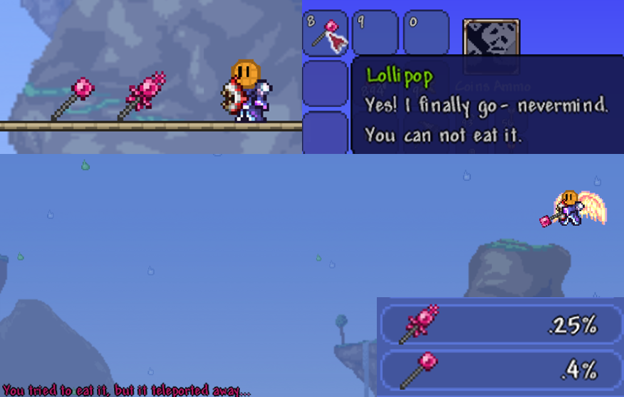 rTerraria's tweet photo. i modded in u/Lorcout's Lollipop because Red is too nice to do it https://t.co/1dWXMNiMQd https://t.co/X4Clf6Sqaw