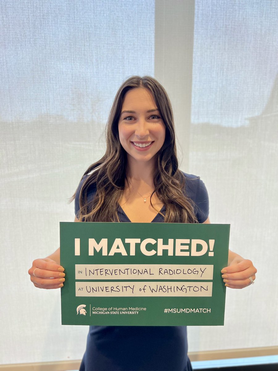 OliviaLane_MD's tweet image. Absolutely thrilled to be joining @UofWa_IR and @UWSurgery for my prelim year!! Forever grateful for my family, friends, and mentors who continue to support me on this journey. Seattle here we come!!! #Match2023 #IRadRes #msumdmatch