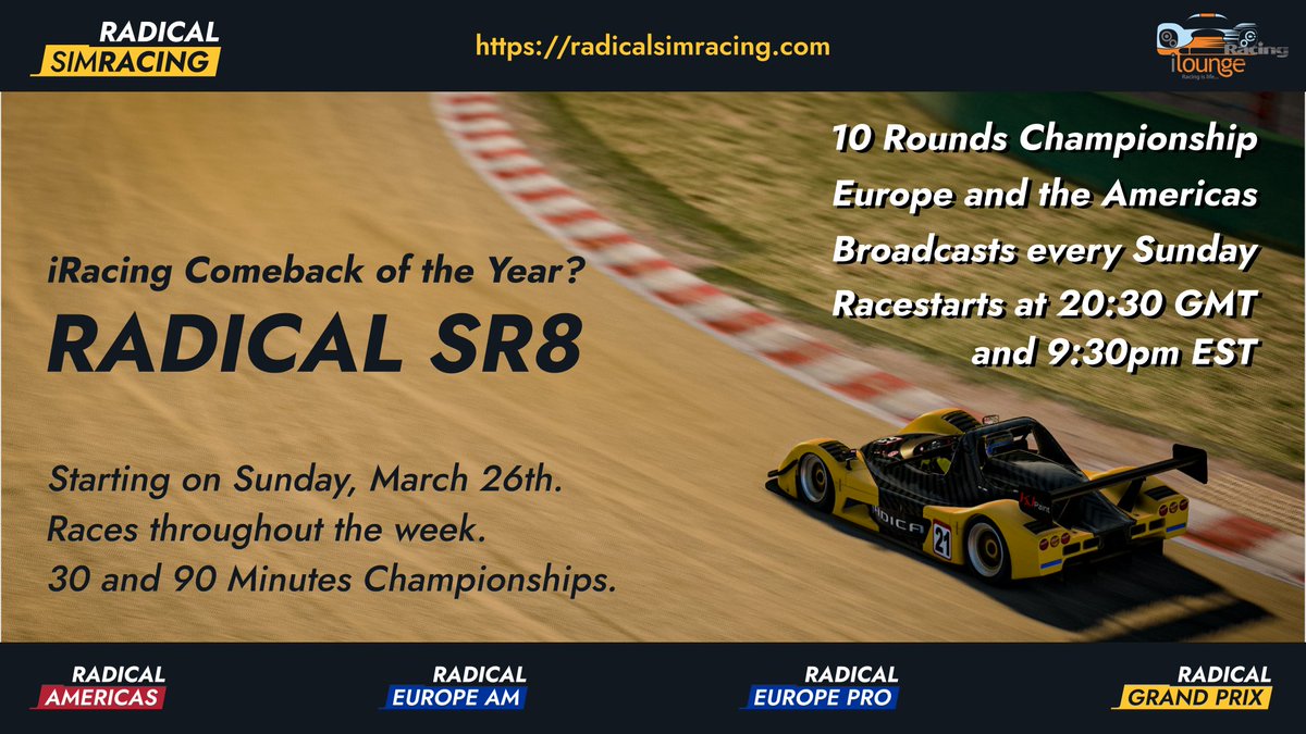 Radical Simracing tweet media