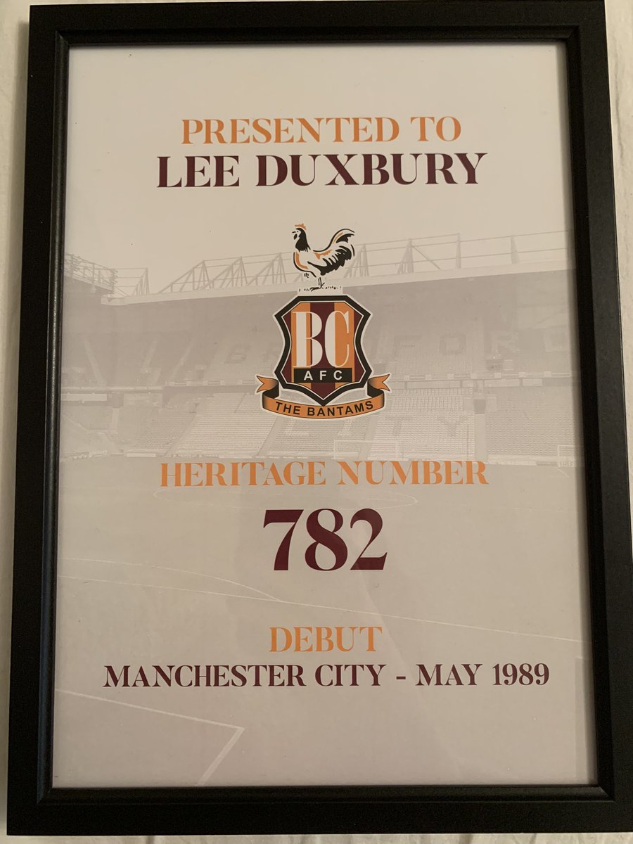 Was great to receive this today from <a href="/officialbantams/">Bradford City AFC</a> - the beginning of an unforgettable journey!