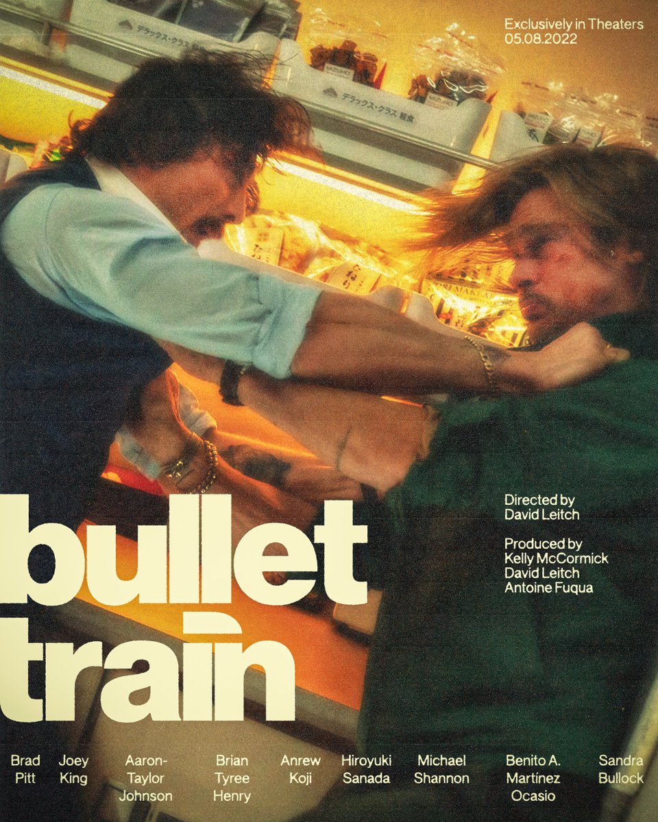 Bullet Train (2022) 
— experimental design