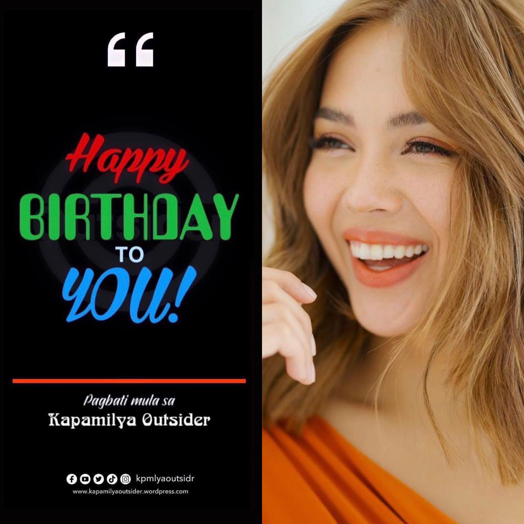 Here s to another year filled with genuine happiness and great surprises Happy birthday, Julia Montes! 