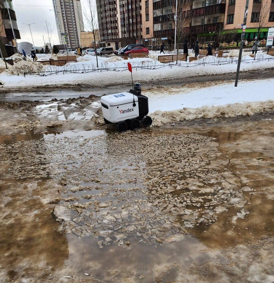 Leonid Nevzlin on Twitter: "Россия и технологии. Робот-доставщик в ...