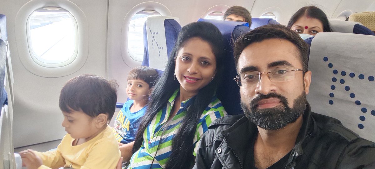 iAm_MayurPatel's tweet photo. @IndiGo6E - Today travelled from Delhi to Ahmedabad 6E-184. Thank you @IndiGo6E for smooth and safe journey for our kids https://t.co/29JwIqUGG1