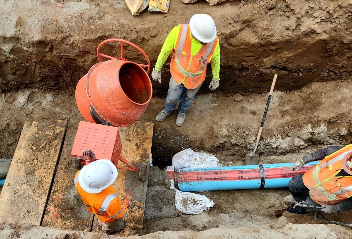 LosAngelesVA's tweet photo. Investing in new underground utilities &amp; other critical infrastructure at West LA VA is just one of the ways in which VA is supporting the delivery of affordable housing for #Veterans. A total of $140M thus far with more on the way! https://t.co/BBcSbUl7gE https://t.co/Sc7ITJChxV