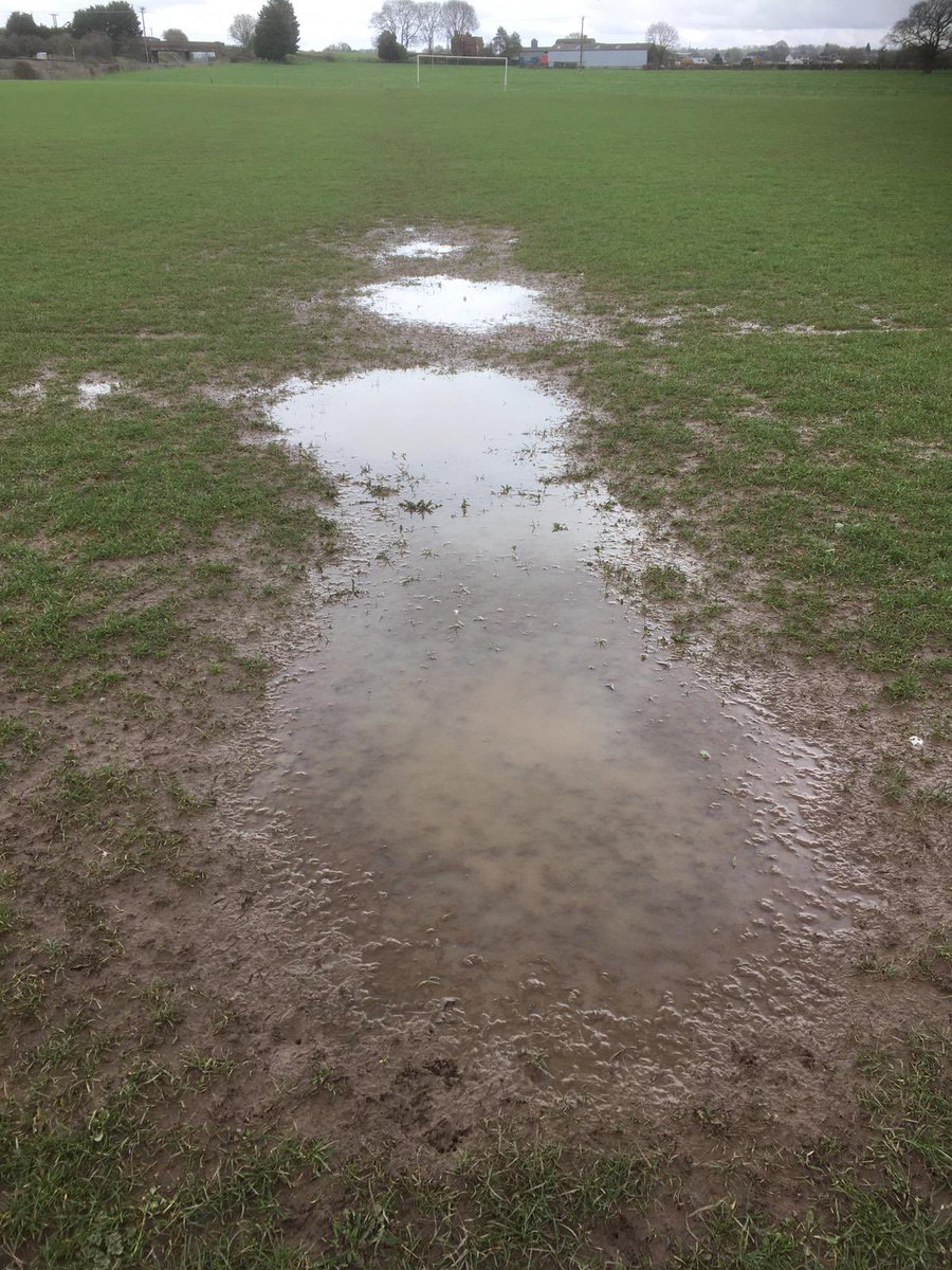 Tomorrow’s game against Redditch Borough LA has been postponed due to a water logged pitch 😫 #UTC⛪️