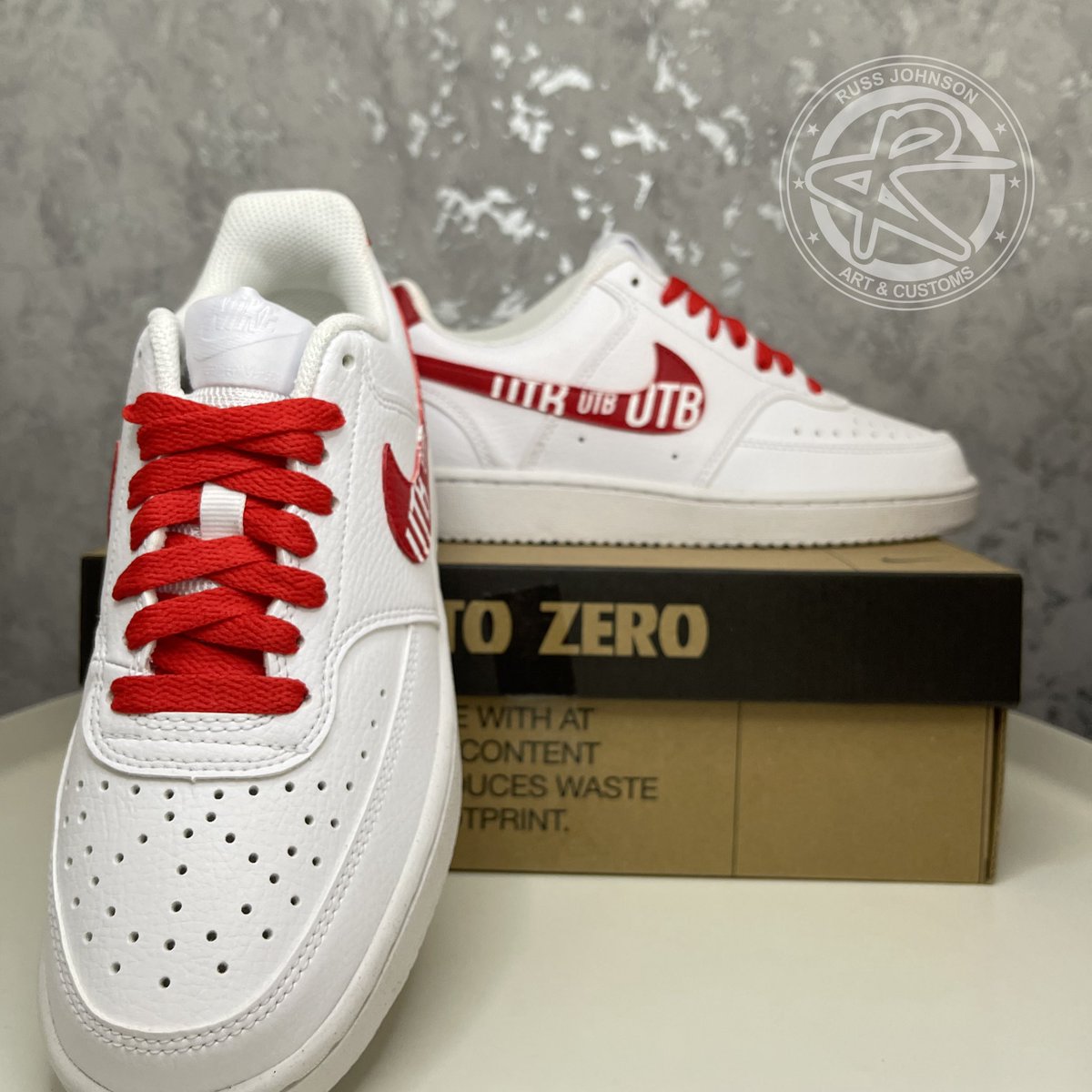 russArtist's tweet photo. Nike Court Vision Low Custom Boro Inspired Trainers - UK Size 3

Shop: https://t.co/Vh9122QLBA

#utb #boro #mfc #custom #teesside https://t.co/kAx4XLnt2P