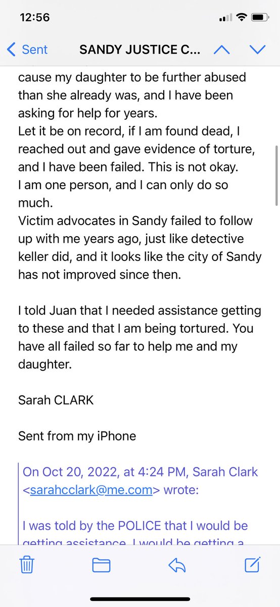 Received no reply from the police, from DCFS, from ywca, from udvc or from victim advocates