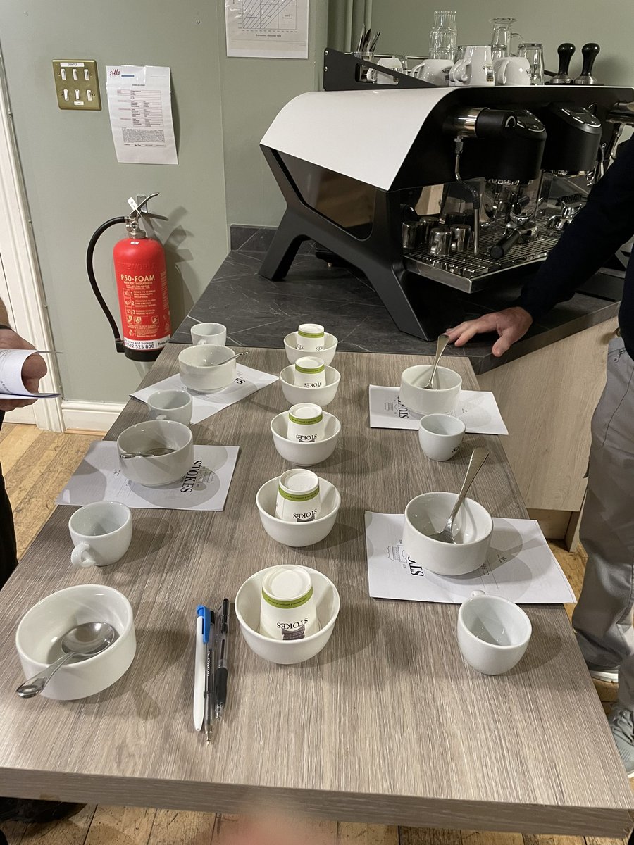 Today me and some friends cashed in a prize that one of us won at the <a href="/ShootingStar_UK/">Shooting Star</a> Chippy quiz in December last year, 
It was a tour around the <a href="/StokesCoffee/">Stokes Tea & Coffee</a>, very interesting, I especially loved the coffee tasting bit! Would highly recommend! #coffee #stokes #lincoln