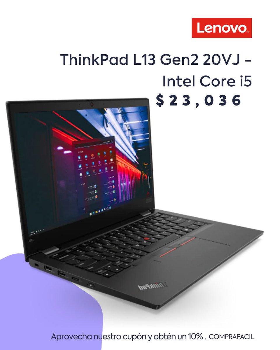 pistismex's tweet photo. Lenovo ThinkPad L13 Gen 2 20VJ - Intel Core
i5 1135G7 / 2.4 GHz - Win 10 Pro 64 bits

#TiendaEnLinea #SorpresasPistis
💳 #paypal #BAZ #cip
Envíos más rápidos, seguros y gratis 📦 https://t.co/FnxvufTn7K