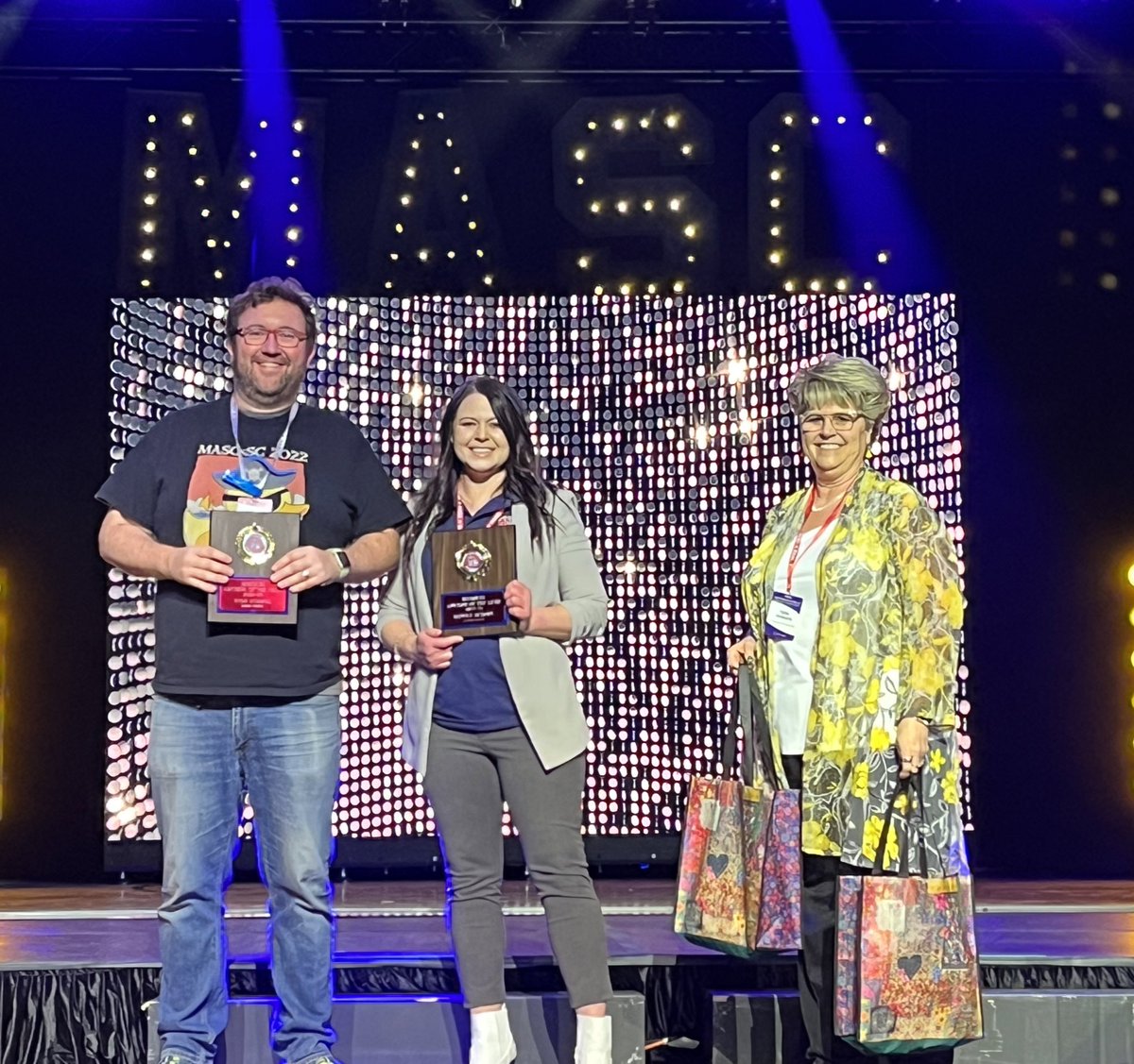 FrauTholen's tweet photo. .@taylortholen was named the @MASCstuco HS Advisor of the Year and I couldn’t be prouder! He’s the real deal and @UnionHighCats and @UHSstuco are so lucky to have him! And I’m lucky to do life alongside him. Congratulations!!! https://t.co/RkIKF4Q4Fj