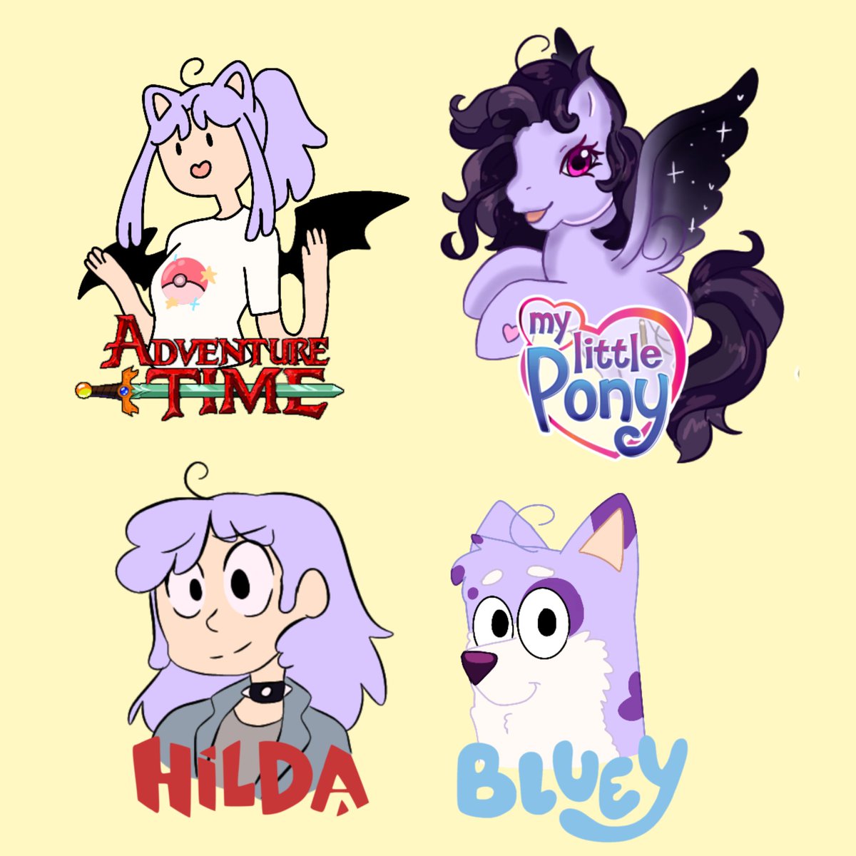 WArts97's tweet photo. 12 drawing styles Challenge
.
.
.
.
#draw #color #hilda #finalspace #bluey #mylittlepony #stevenuniverse #sailormoon #unicornwars #helluvaboss #eddsworld #powerpoffgirls #kidcosmic #aventuretime #oc #violetcolor #furry https://t.co/8lkovtu3qy